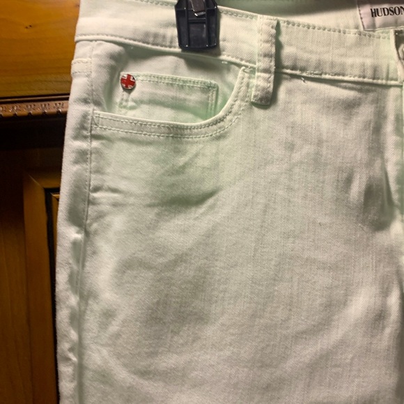 NWT Hudson Natalie Mid-rise Skinny Ankle Mint Green Size 32 - Picture 2 of 4